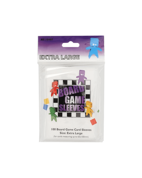 Board Game Sleeves Clear - Extra Large (65x100mm)